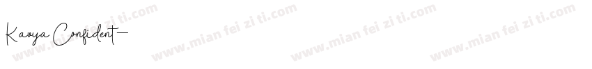Kavya Confident字体转换